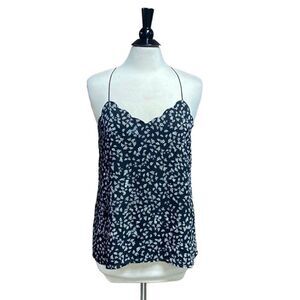 Express Black Floral Barcelona Cami Size Medium NWOT